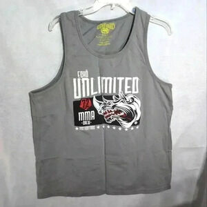 Ecko Unlimited MMA Rhino gray Tank top sz XL